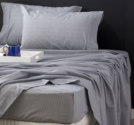 Egyptian Cotton Printed Flannelette Mega Sheet Set Range Striped