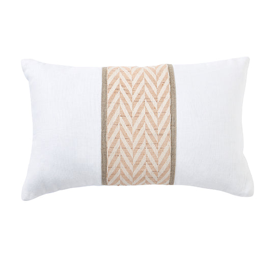 Allesia Linen Stripe 30x50cm Filled Cushion
