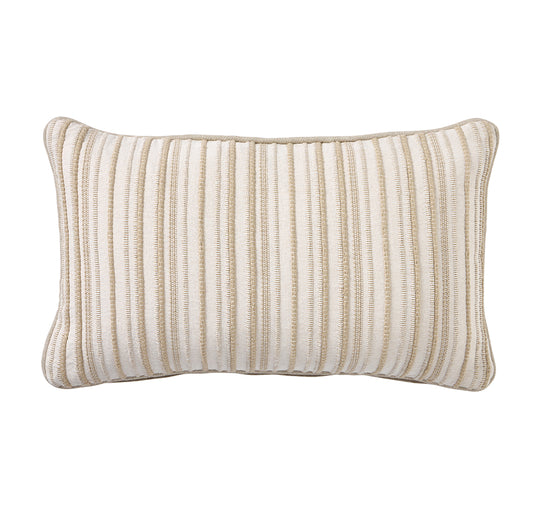 Alpina Stripes 30x50cm Filled Cushion Sand