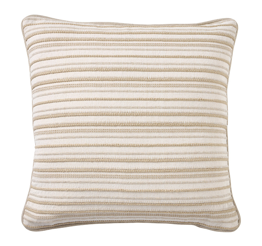 Alpina Stripes 50x50cm Filled Cushion Sand