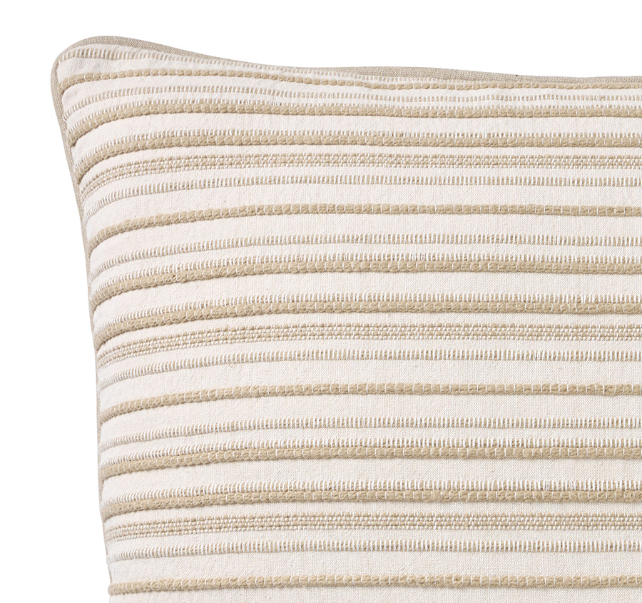 Alpina Stripes 50x50cm Filled Cushion Sand