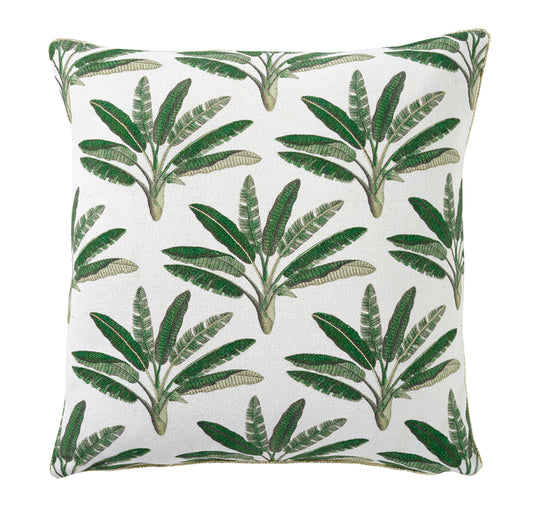 Copacabana Palms 50x50cm Filled Cushion Green