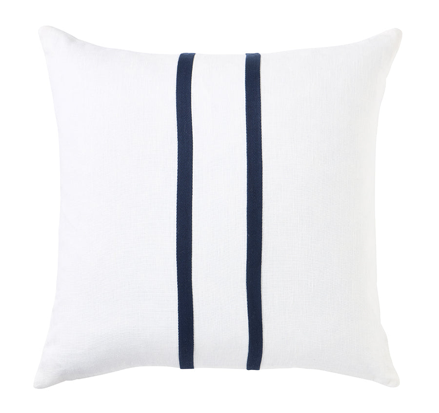 Linen Monaco Riva 50x50cm Filled Cushion Navy