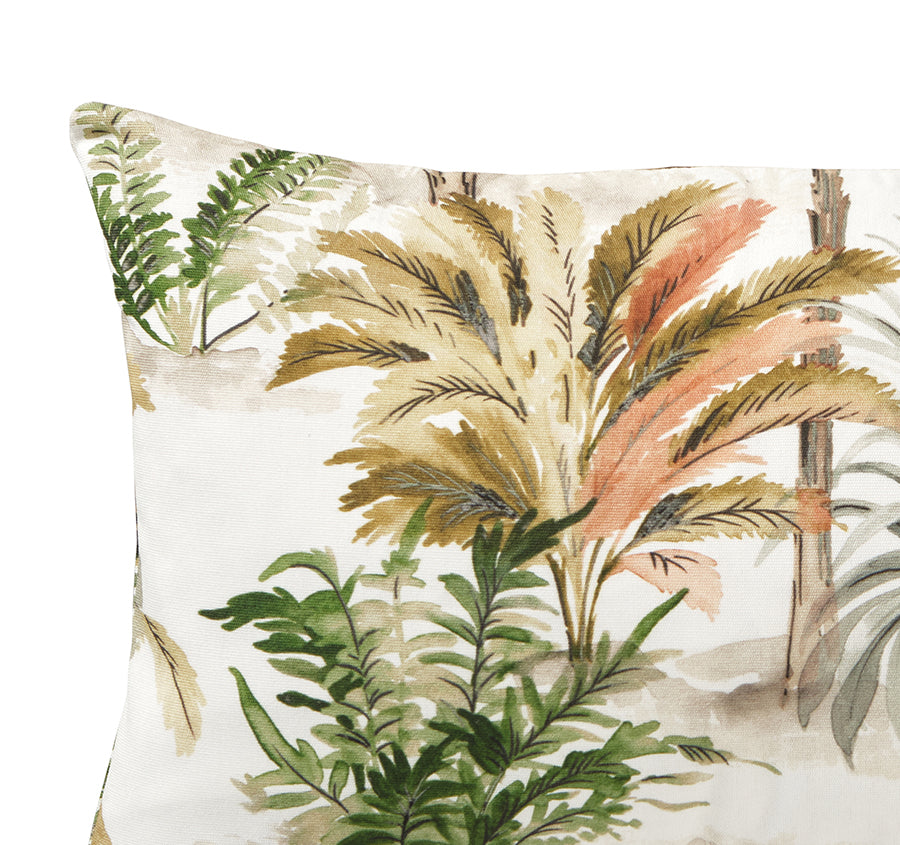 Outdoor Palm Mirage 30x50cm Filled Cushion Green