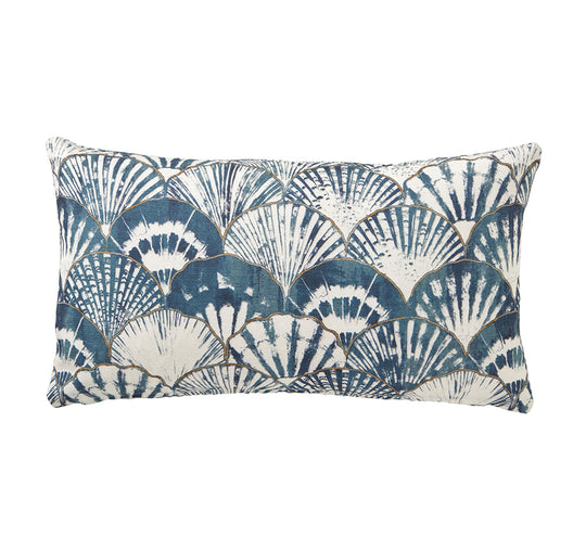 Outdoor Sapphire Isle 30x50cm Filled Cushion Blue