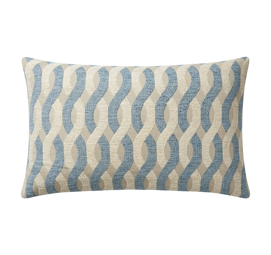 Palm Beach Azure 30x50cm Filled Cushion