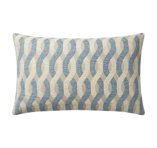 Palm Beach Azure 30x50cm Filled Cushion
