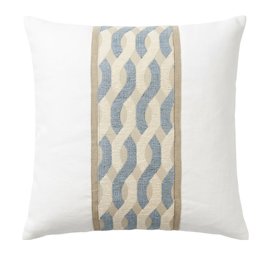 Palm Beach Azure Luxe 50x50cm Filled Cushion