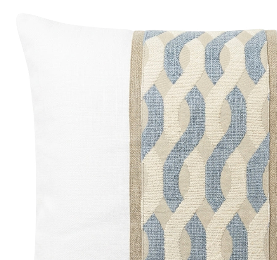 Palm Beach Azure Luxe 50x50cm Filled Cushion