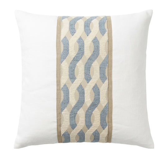 Palm Beach Azure Luxe 50x50cm Filled Cushion