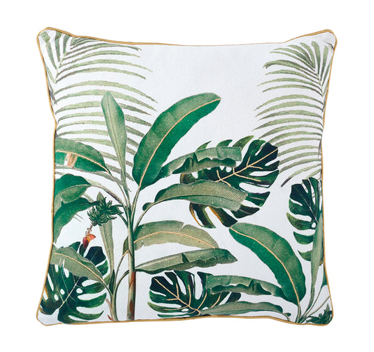 Palmy Jungle Oasis 50x50cm Filled Cushion Green