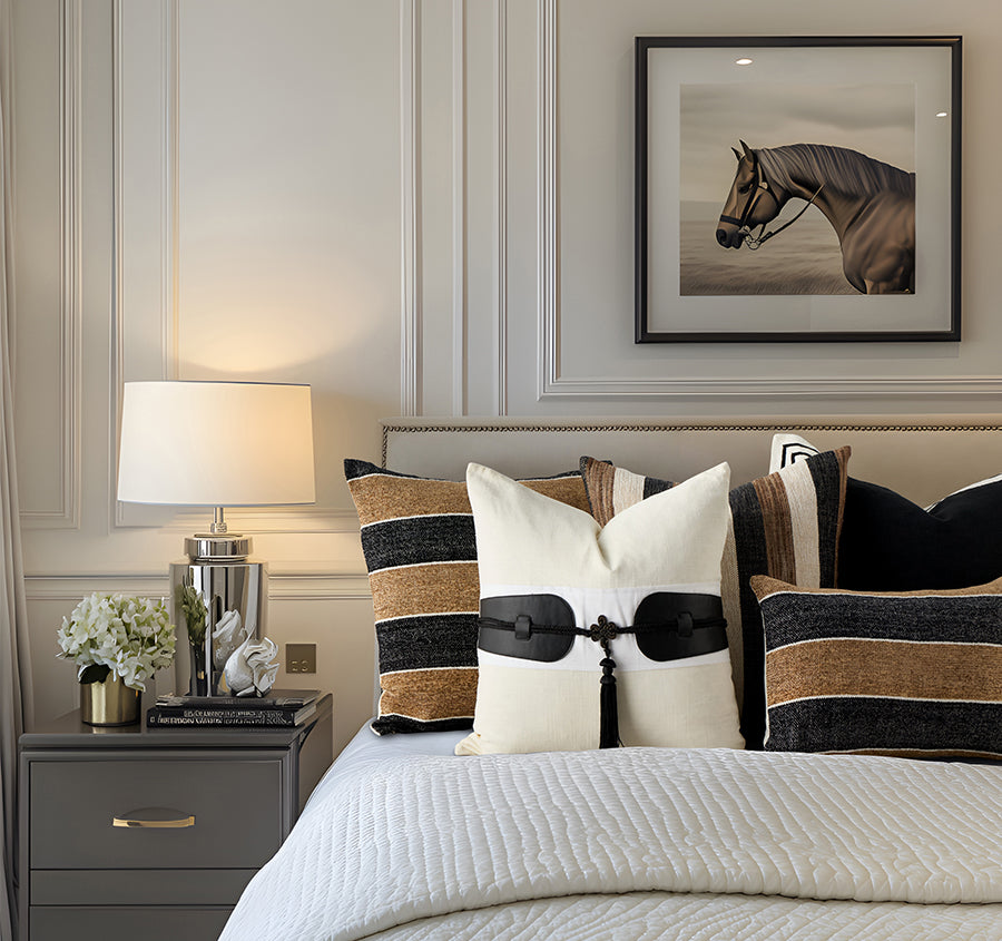 Porto Stripe 50x50cm Filled Cushion
