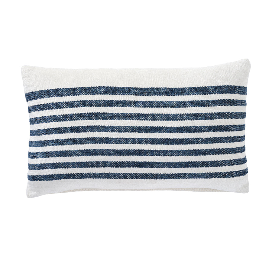 Rhode Island Stripe 30x50cm Filled Cushion Navy