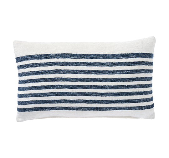 Rhode Island Stripe 30x50cm Filled Cushion Navy