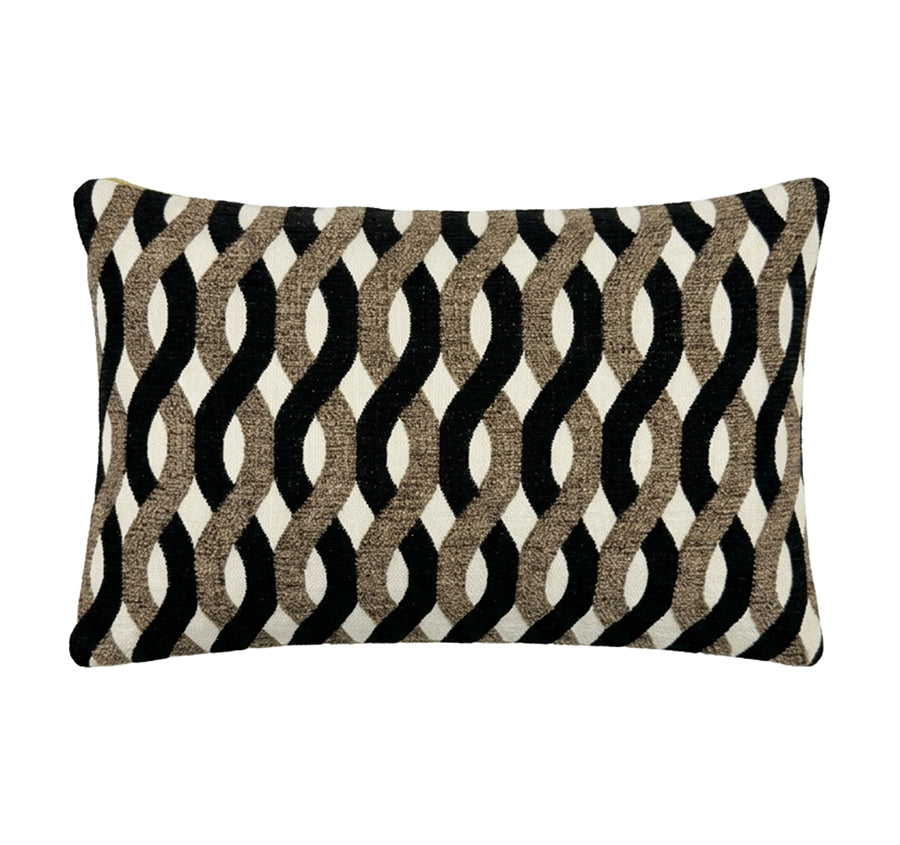 Royale Belmont Lattice 30x50cm Filled Cushion