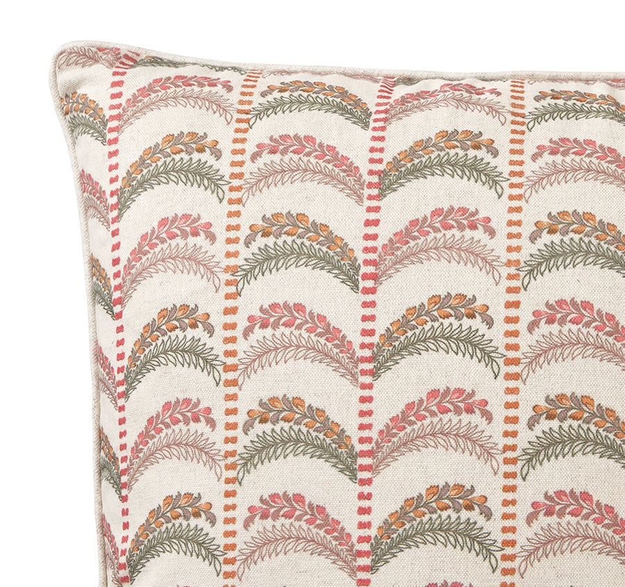 Royale Rosewood Palm 50x50cm Filled Cushion Pink