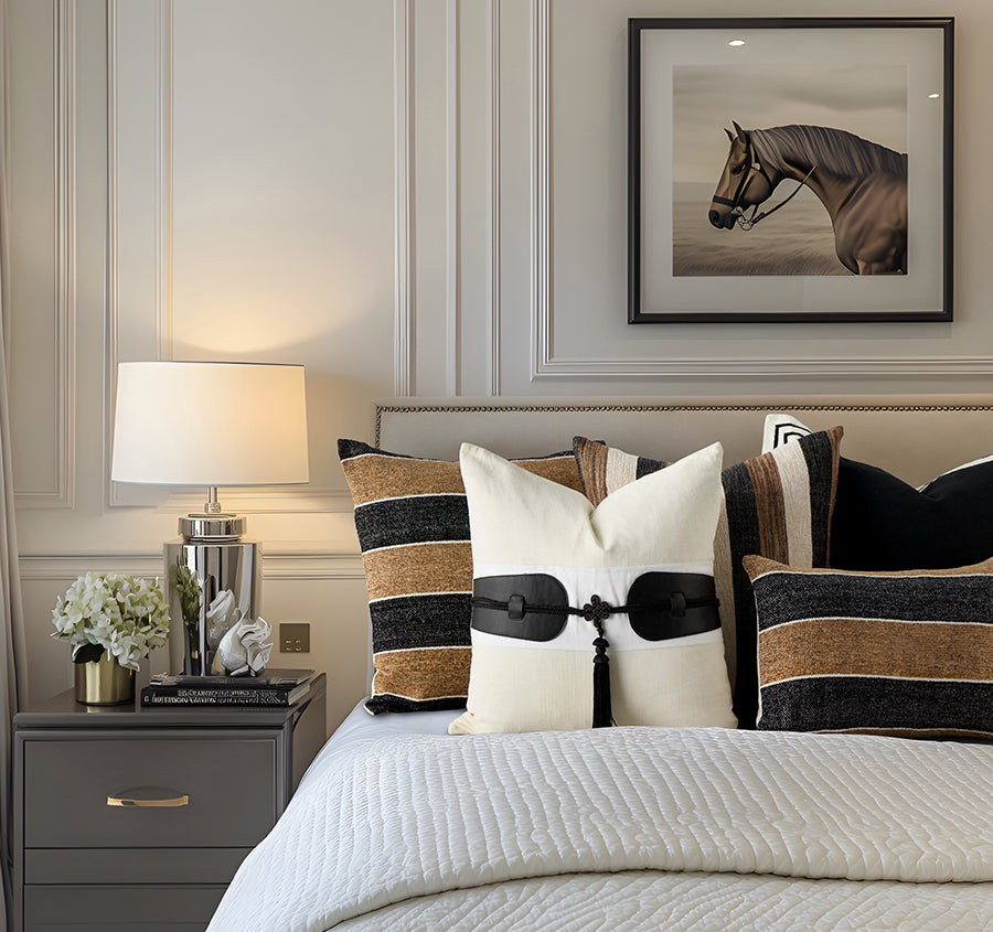 Tulum Cabana Stripe 50x50cm Filled Cushion