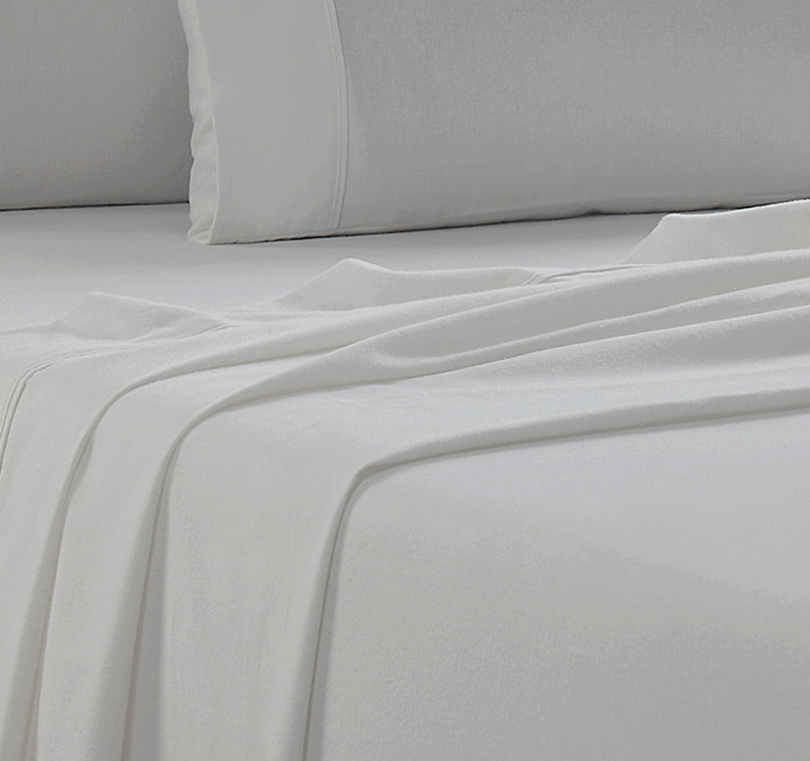 Egyptian Cotton Flannelette Sheet Set Range Ash