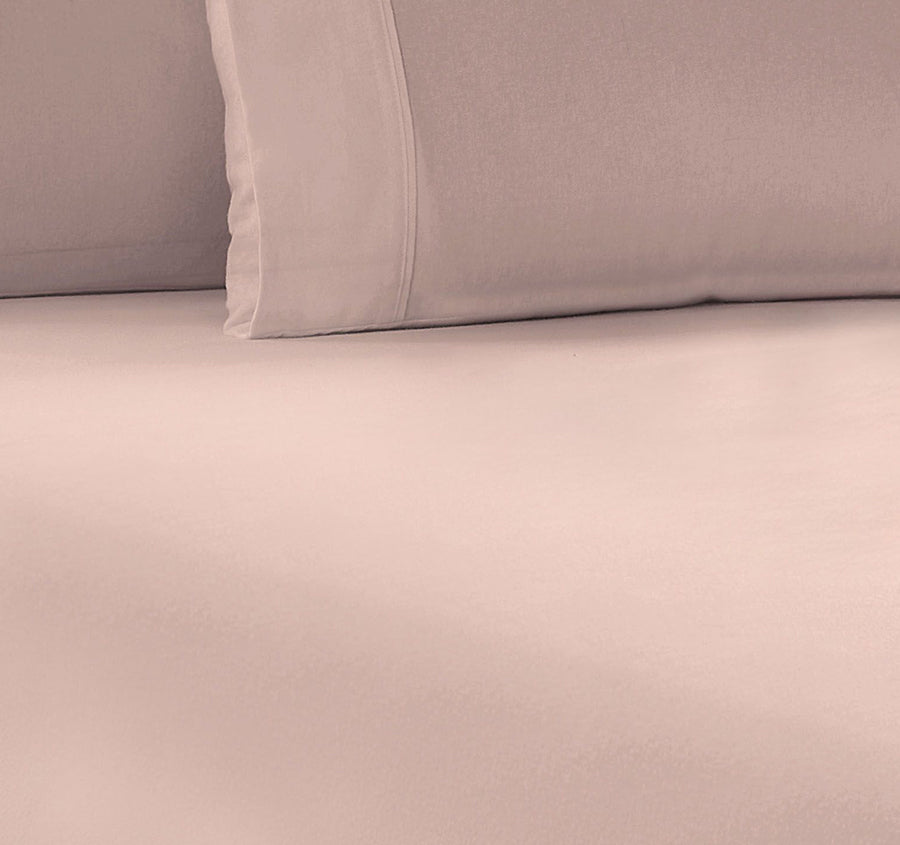 Egyptian Cotton Flannelette Fitted Sheet Combo Set Range Rose