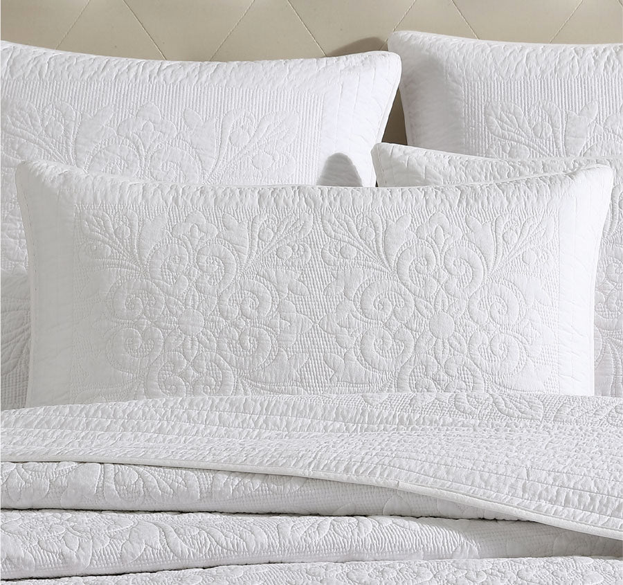 Aerin Standard Pillowsham Pair Ivory
