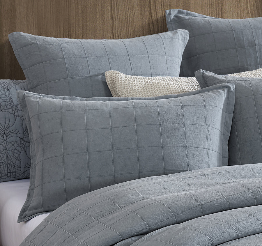 Artemis Quilt Cover Set Range Denim