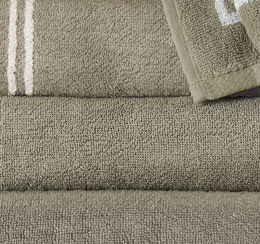 Astoria 650GSM Cotton Bath Towel Range Moss