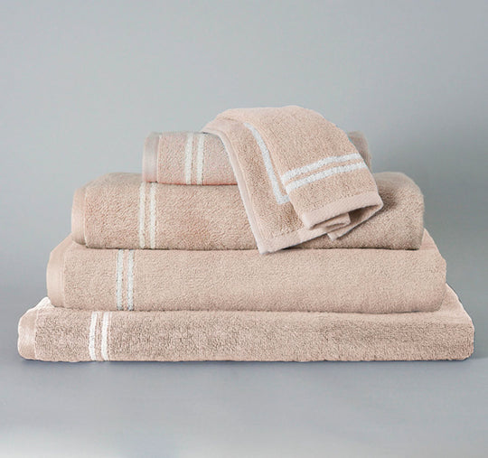 Astoria 650GSM Cotton Bath Towel Range Stone