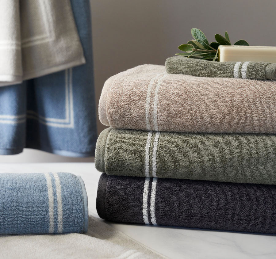 Astoria 650GSM Cotton Bath Towel Range Moss