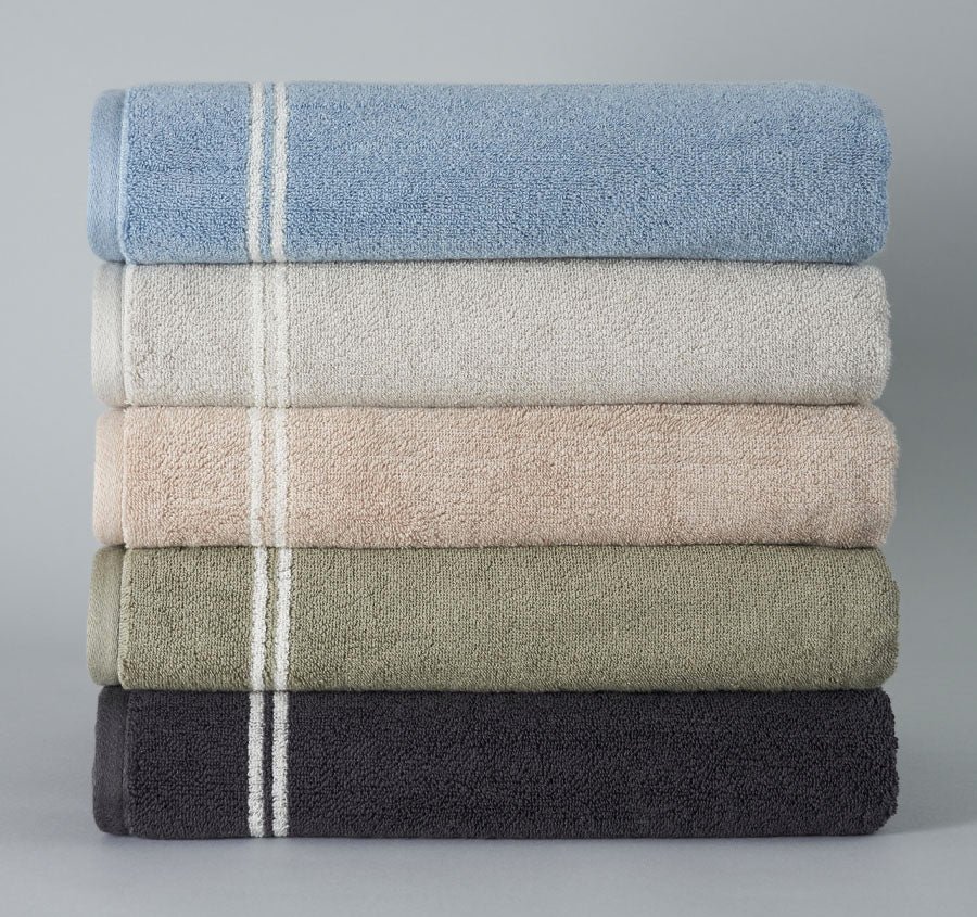 Astoria 650GSM Cotton Bath Towel Range Stone