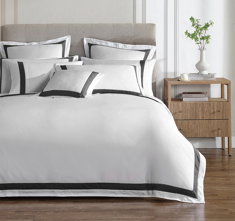 Bentley Quilt Cover Set Range Charcoal