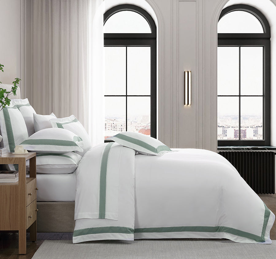 Bentley Quilt Cover Set Range Sage