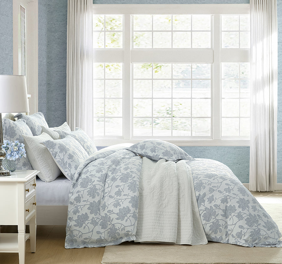 Bloom Quilt Cover Set Range Denim