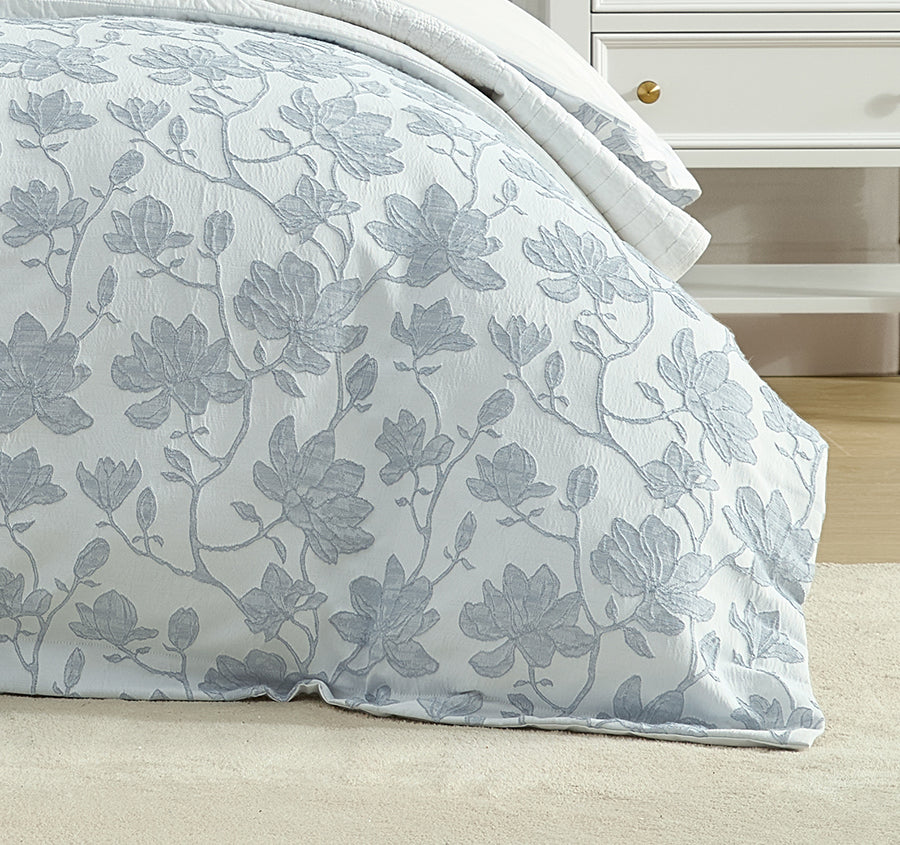 Bloom Quilt Cover Set Range Denim