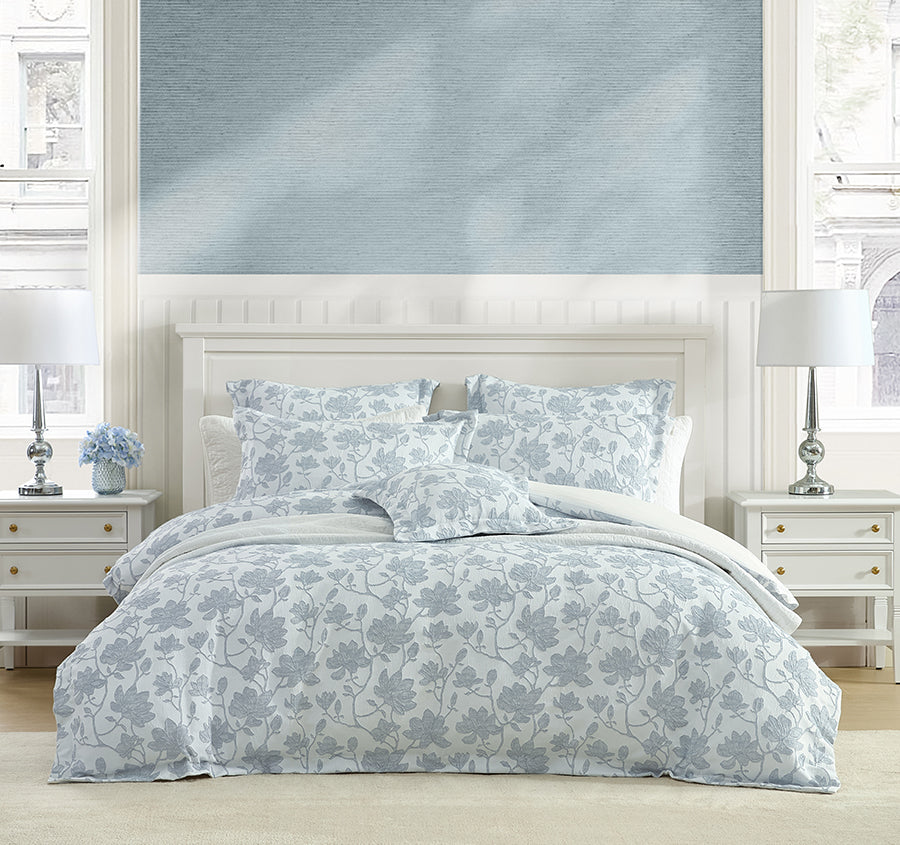 Bloom Quilt Cover Set Range Denim