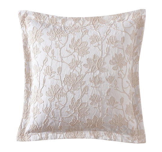 Bloom European Pillowcase Stone