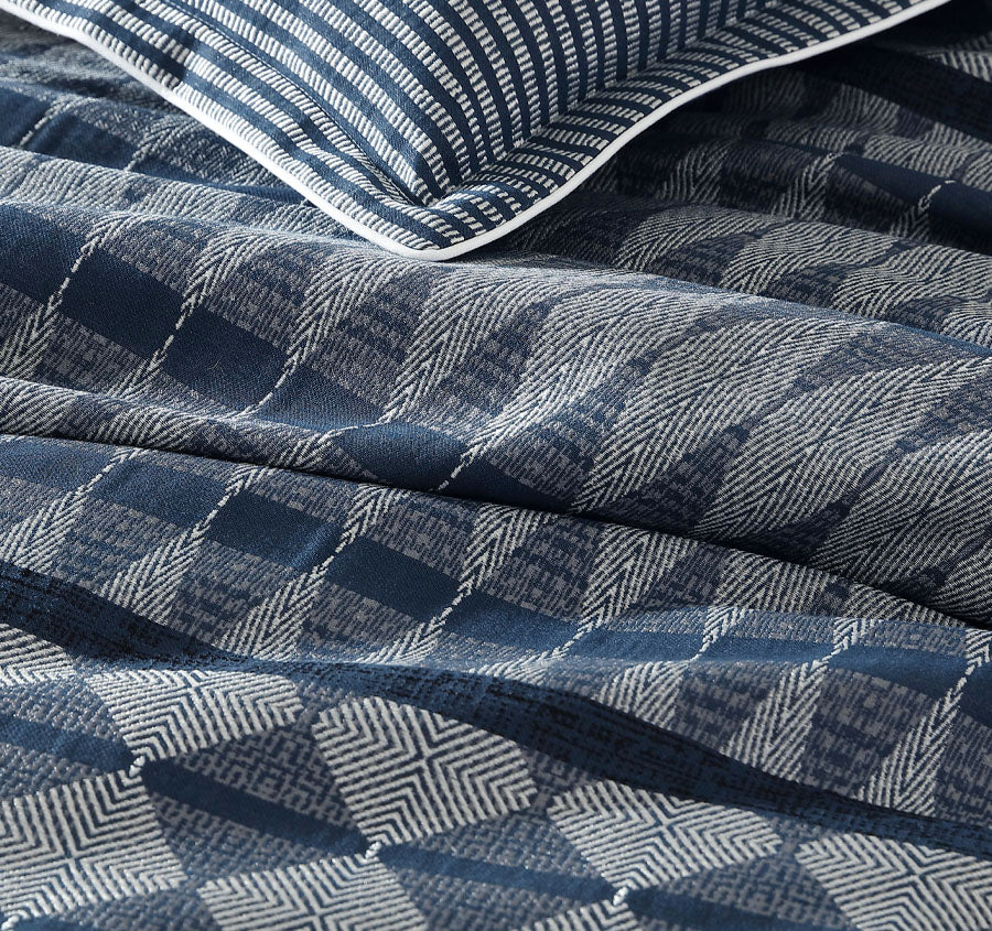 Boyd Quilt Cover Set Range Ink