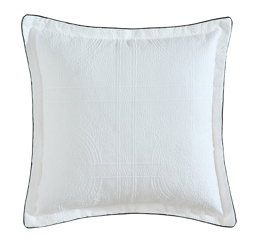 Catalina 45x45cm Filled Cushion White