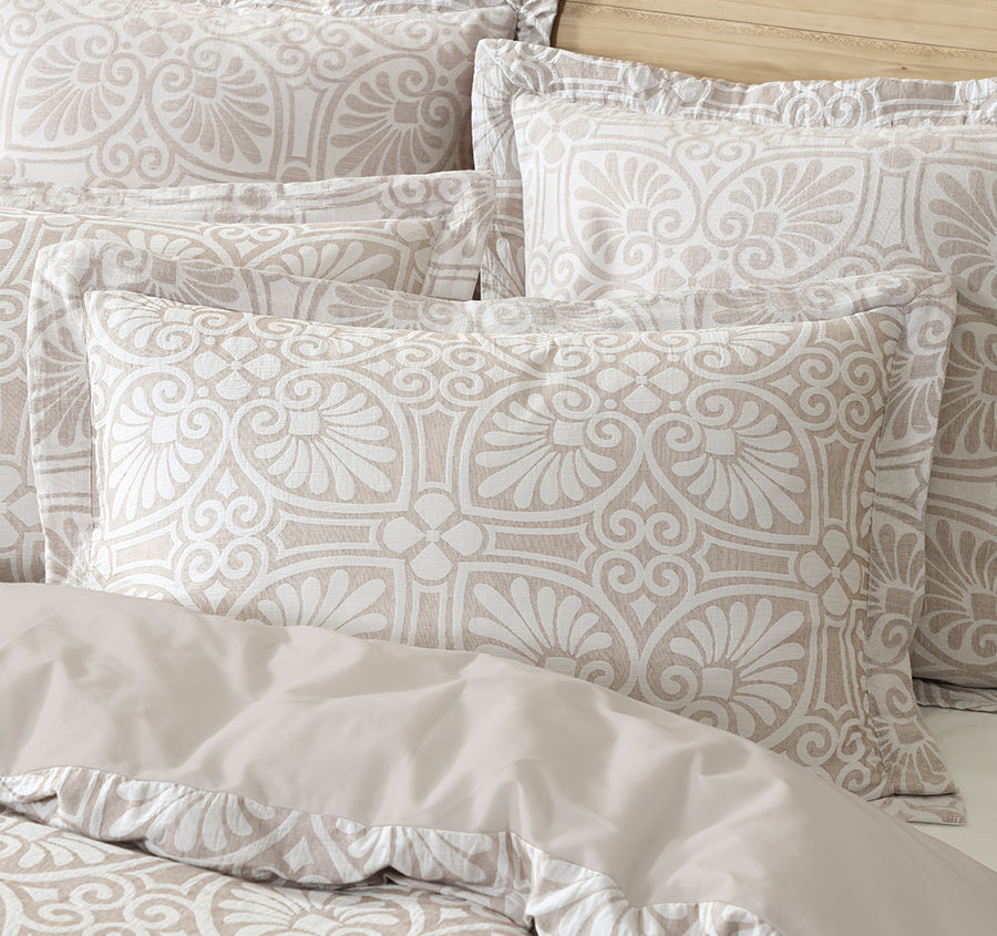 Dakota Quilt Cover Set Range Stone