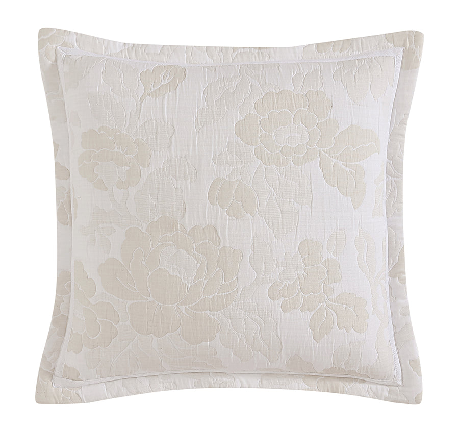 Eva 45x45cm Filled Cushion Stone
