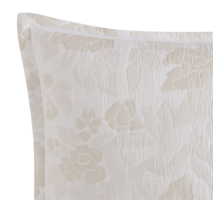 Eva European Pillowcase Stone
