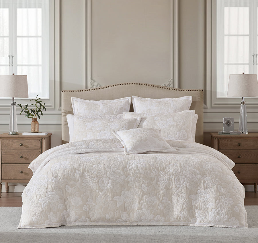 Eva Quilt Cover Set Range Stone