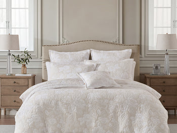 Eva Quilt Cover Set Range Stone