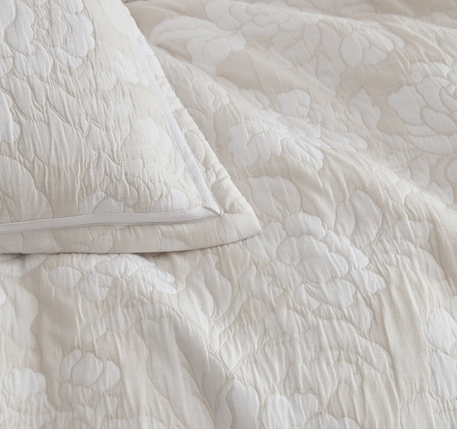 Eva Quilt Cover Set Range Stone