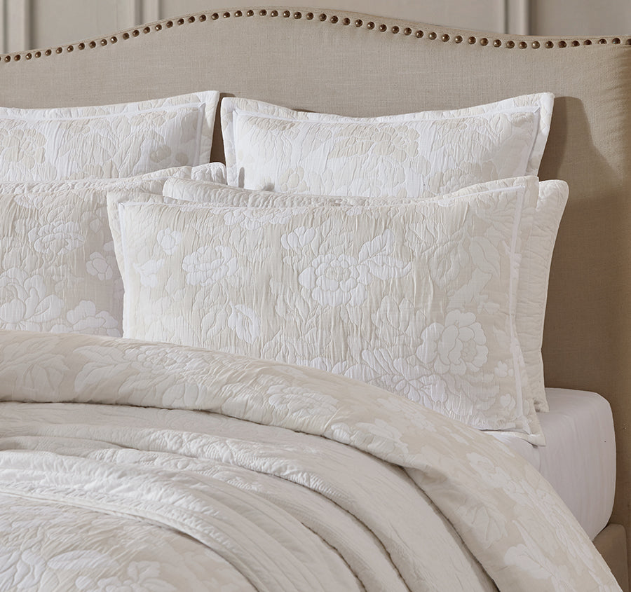 Eva Quilt Cover Set Range Stone