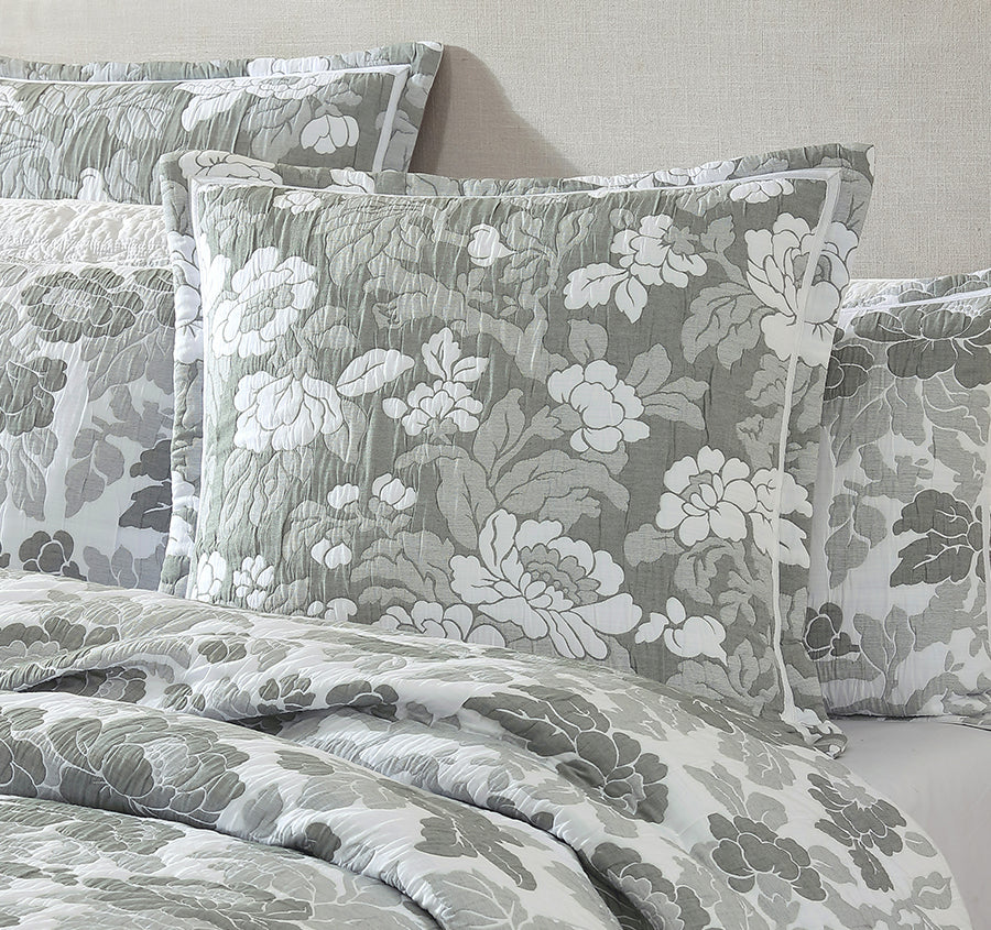 Eva European Pillowcase Thyme