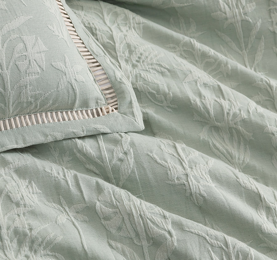 Florence Quilt Cover Set Range Sage