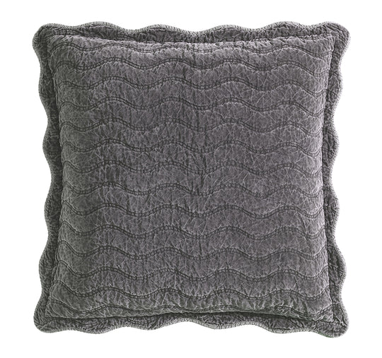 Indiana European Pillow Sham Charcoal