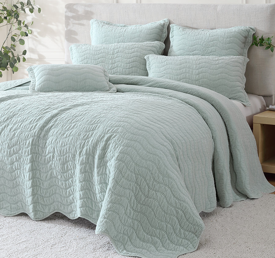 Indiana Coverlet Sage