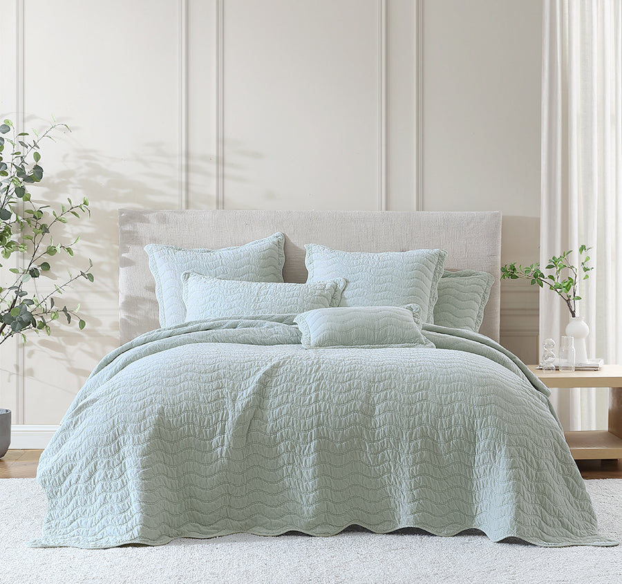 Indiana Coverlet Sage
