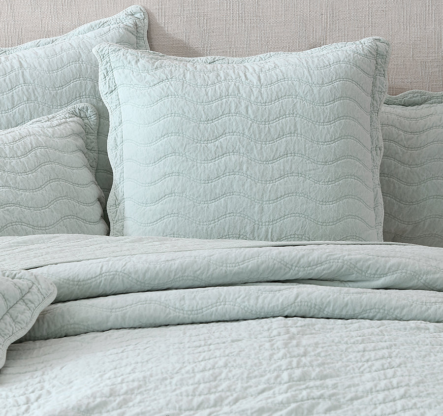 Indiana European Pillow Sham Sage